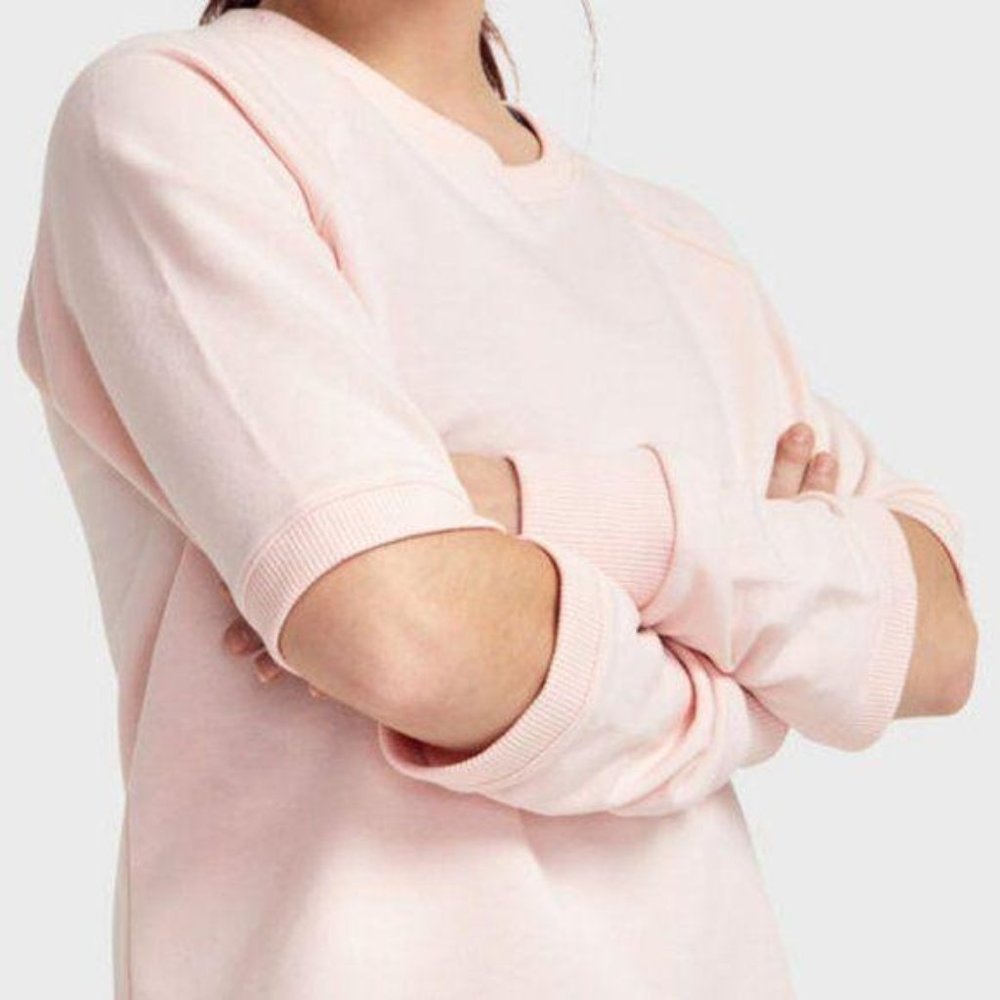 SOUL BY SOULCYCLE Elbow Cutout Sweatshirt Ribbed - Picture 2 of 12